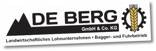 De Berg - Landwirtschaftliches Lohnunternehmen - Bagger und Fuhrbetrieb logo